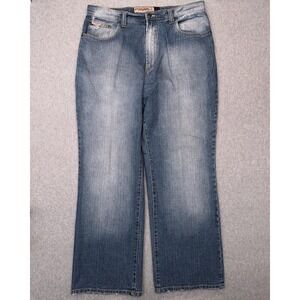 Vintage Attitude Denim Jeans Men's 36x31* Baggy Wide Leg Streetwear Skater‎ Y2K
